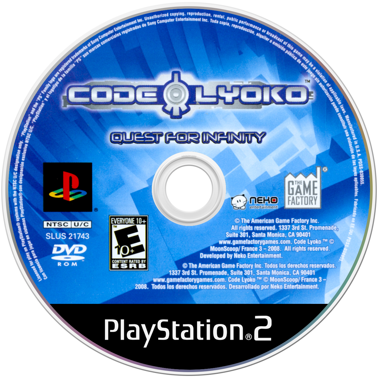 Code Lyoko Quest for Infinity media 4 for Playstation 2